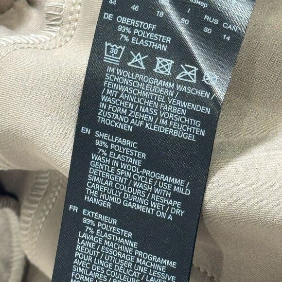 Monari Straight Leg Trousers- Greige - Picture 6 of 7